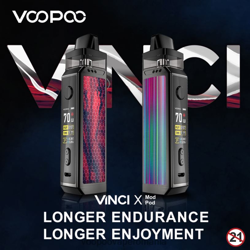 VOOPOO Argus Romania - VOOPOO VINCI X kit mod pod 206JT346 fibra de carbon