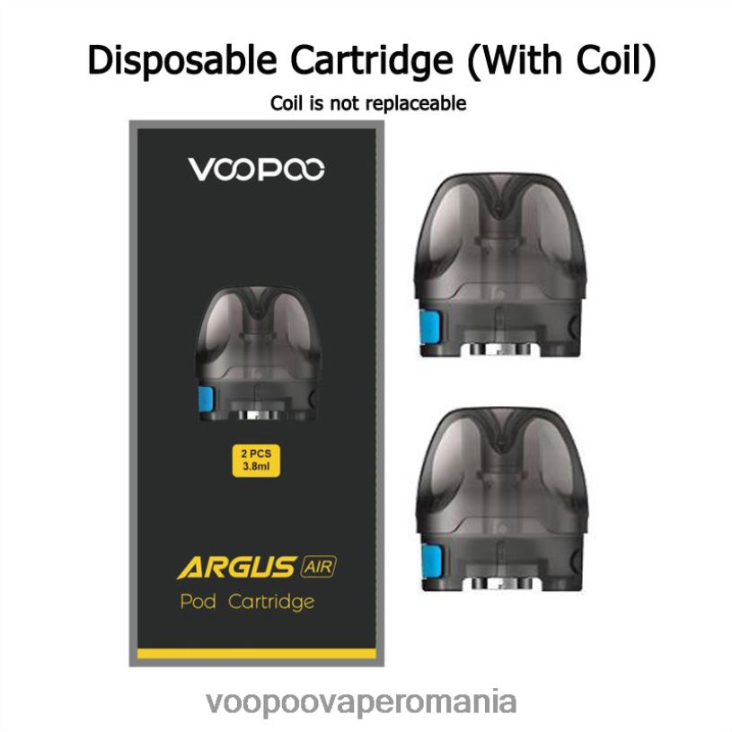 VOOPOO Drag Romania - VOOPOO ARGUS AIR cartuș de păstăi (2 buc) 206JT535 pod cu bobină de 08 ohmi