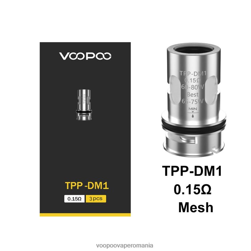 VOOPOO Drag Romania - VOOPOO TPP bobine (3 buc) 206JT585 tpp-dm1