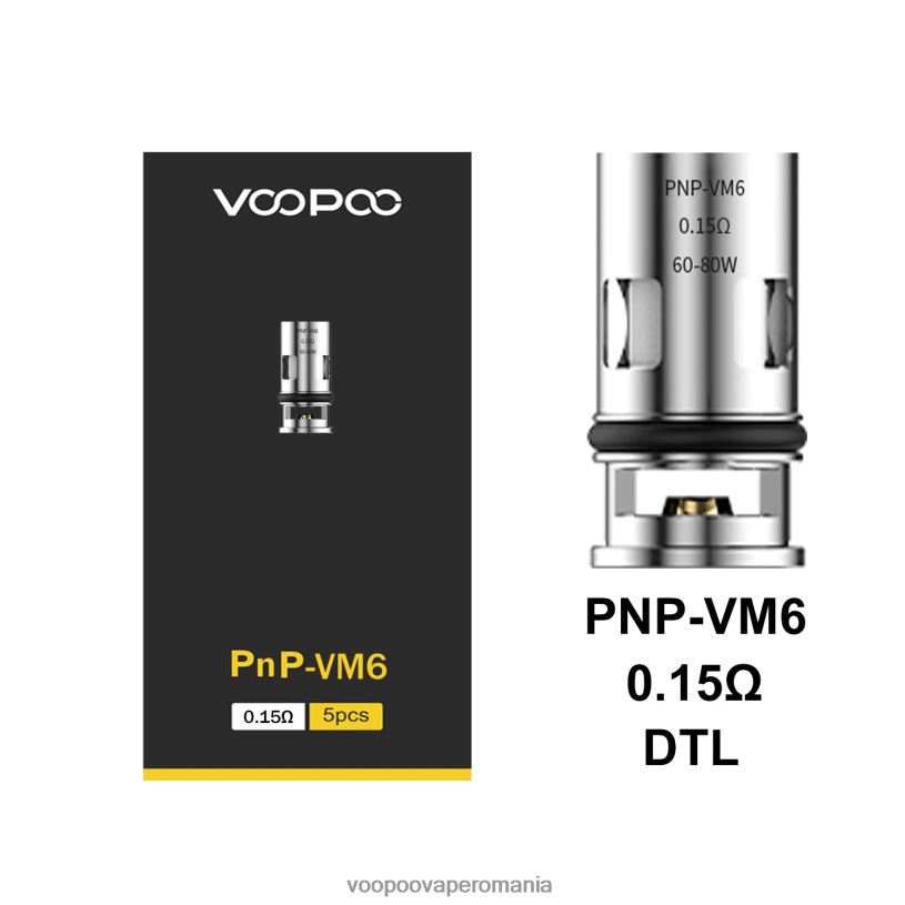 VOOPOO Vape Pen - VOOPOO PNP bobine (5 buc) 206JT600 pnp-vm6