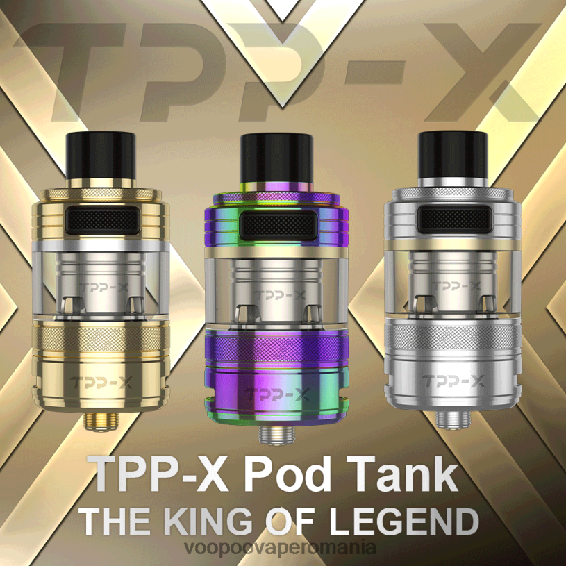 VOOPOO Vape Pod - VOOPOO TPP X rezervor de păstăi 206JT514 curcubeu