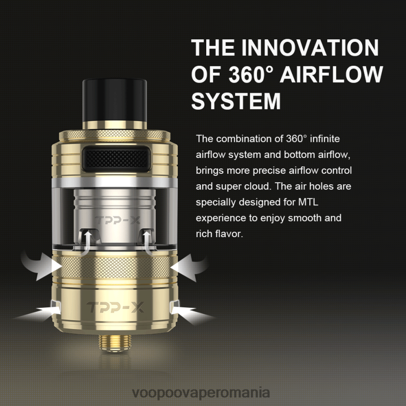VOOPOO Vape Pod - VOOPOO TPP X rezervor de păstăi 206JT514 curcubeu