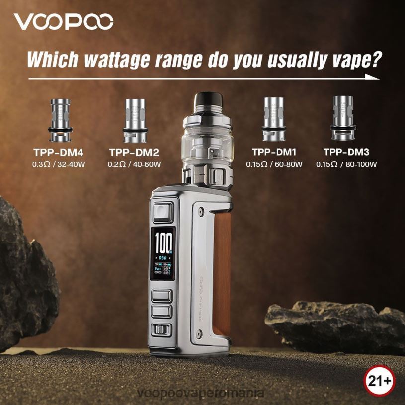 VOOPOO Vape Romania - VOOPOO ARGUS GT II trusa de rezervor 206JT1 grafit