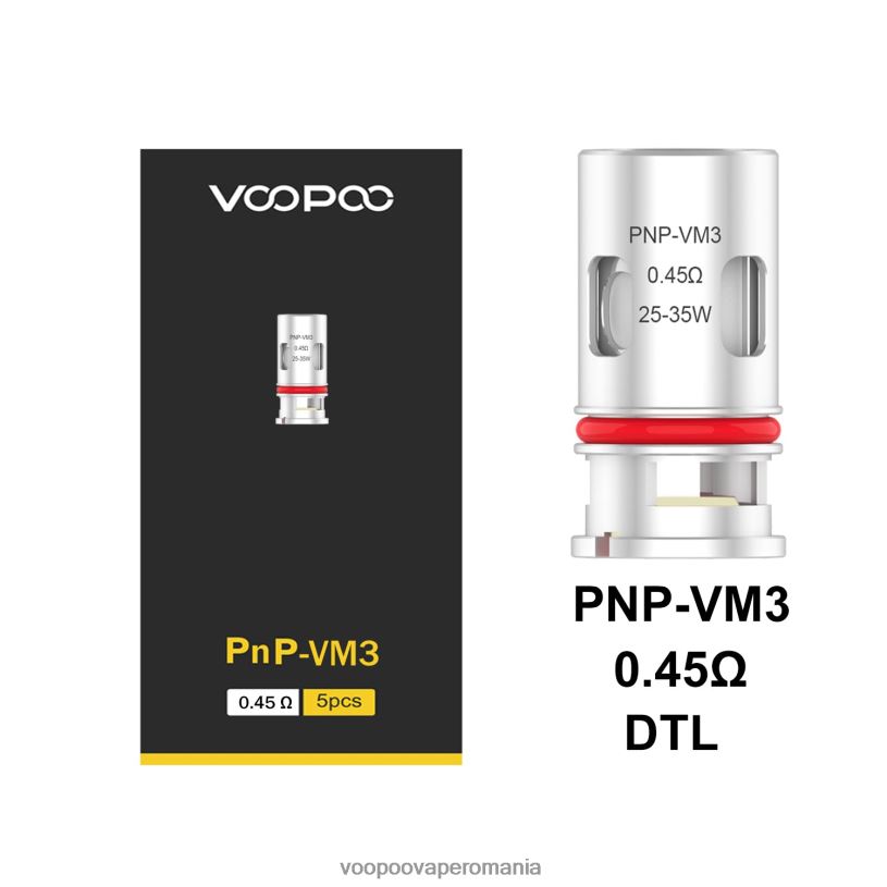 VOOPOO Vape Store - VOOPOO PNP bobine (5 buc) 206JT597 pnp-vm3