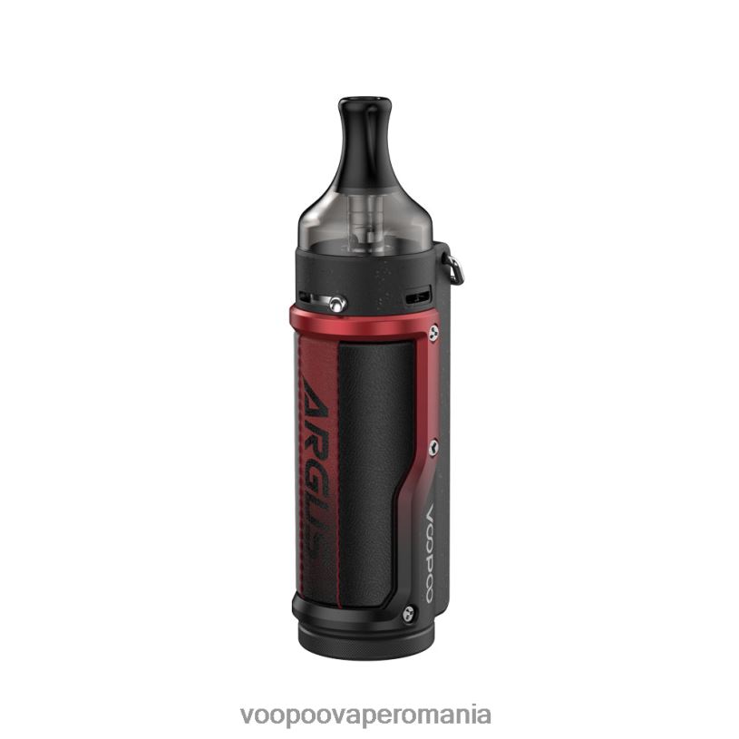 VOOPOO Drag Romania - VOOPOO ARGUS kit de mod pod 206JT75 piele lichi și roșu