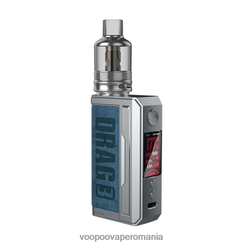 VOOPOO Vape Bucharest - VOOPOO DRAG 3 kit mod cutie 206JT252 albastru de Prusia