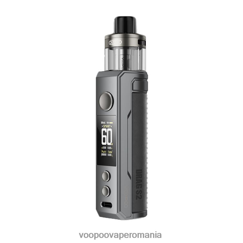 VOOPOO Vape Pen - VOOPOO DRAG S2 kit de mod pod 206JT260 metal gri