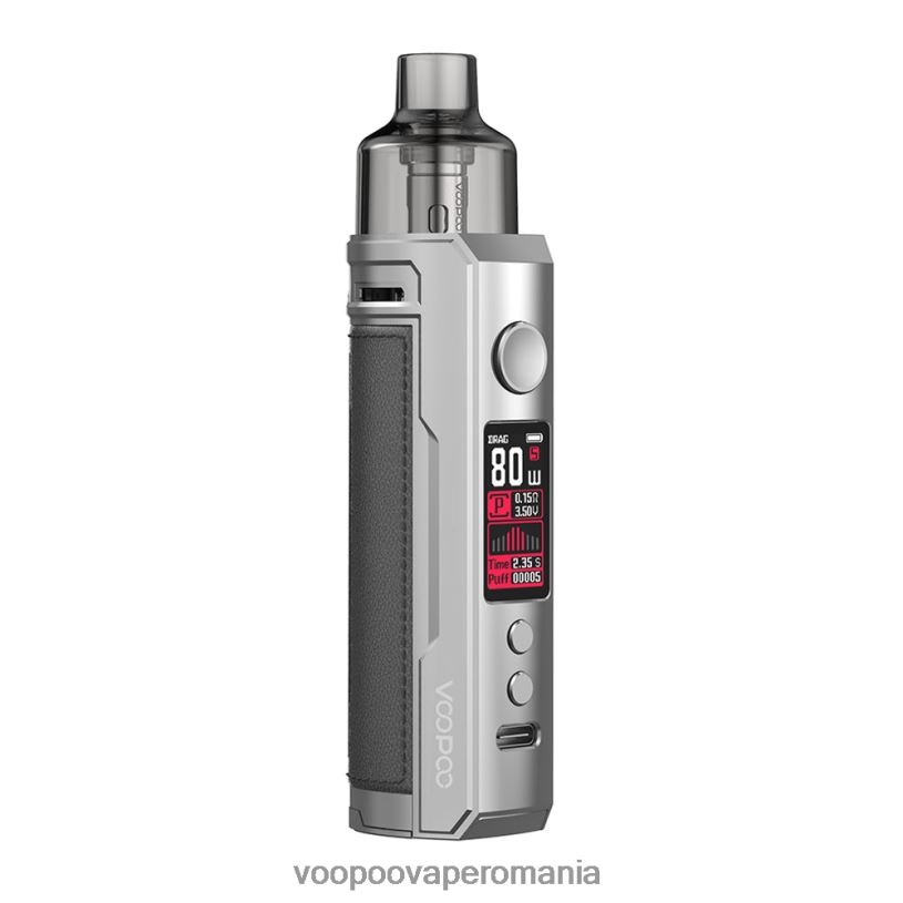 VOOPOO Vape Pen - VOOPOO DRAG X kit de mod pod 206JT180 argintiu și gri închis