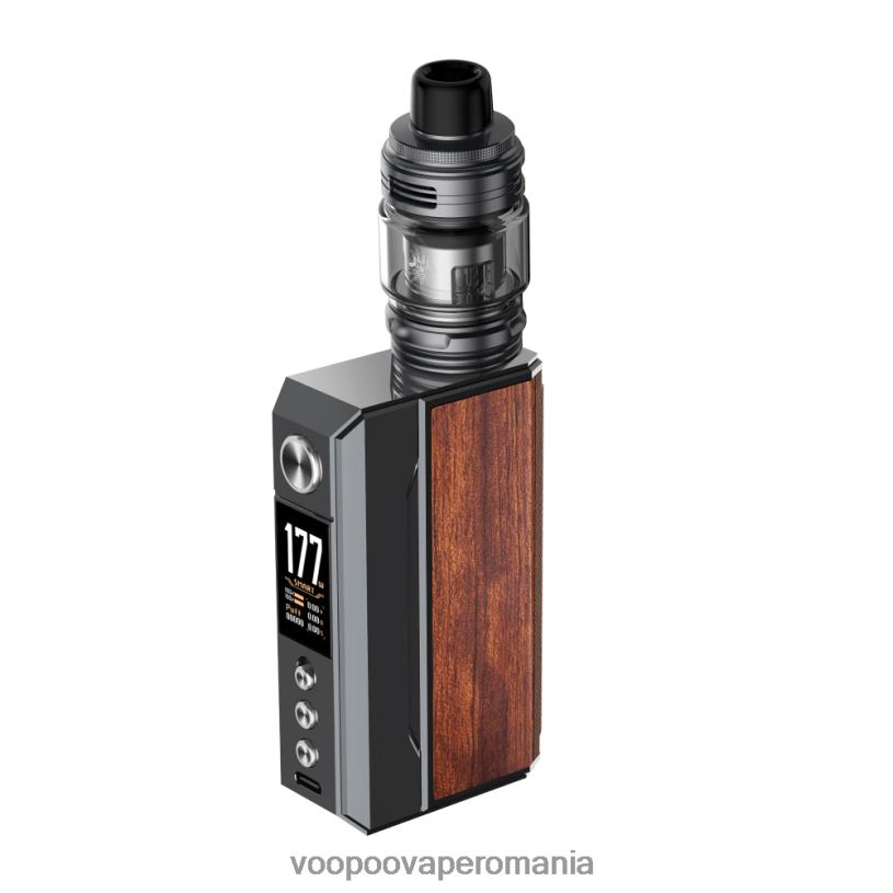 VOOPOO Vape Pod - VOOPOO DRAG 4 trusa 206JT164 gun metal+lemn de trandafir
