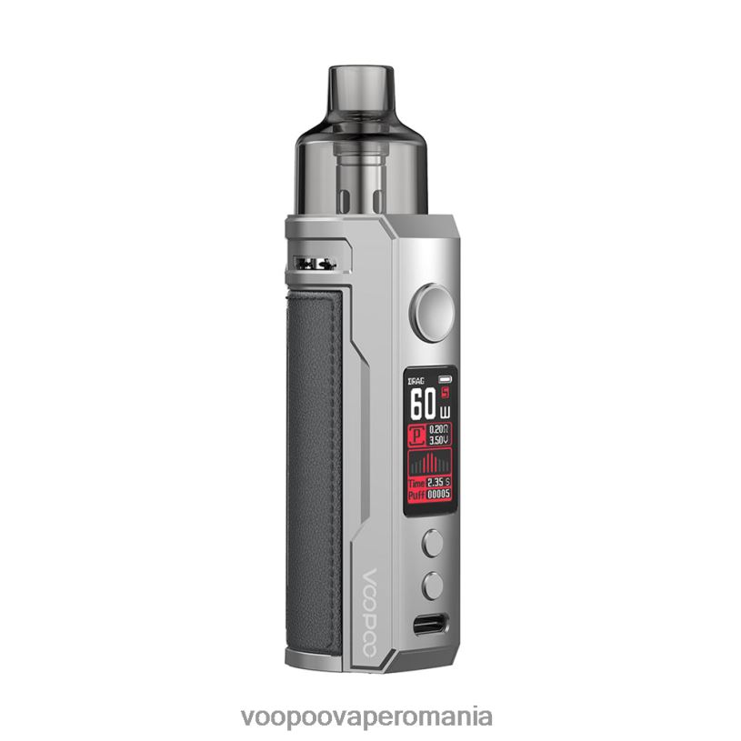 VOOPOO Vape Pod - VOOPOO DRAG S kit de mod pod 206JT204 argintiu și gri închis