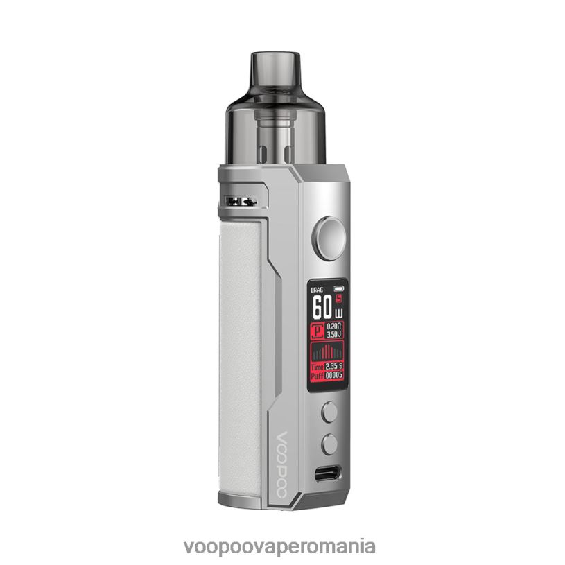 VOOPOO Vape Romania - VOOPOO DRAG S kit de mod pod 206JT201 alb argintiu